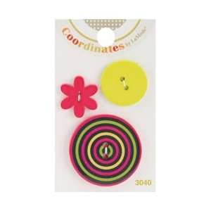   Buttons Hoops 3/Pkg 49300 3040; 6 Items/Order