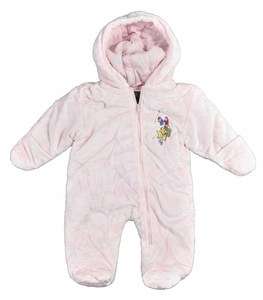 Us Polo Assn Infant Girls 1 Piece Light Pink Logo Pram Size 6/9M $45 