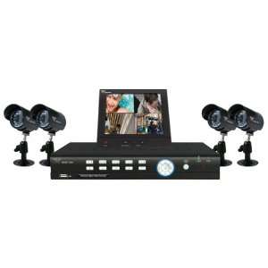  Night Owl LB 4DVR5 8LCD 4CM 4 Channel H.264 D1 DVR with, 4 