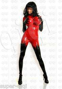 Latex (rubber) Inflatable bust Catsuit  0.45mm (zentai)  
