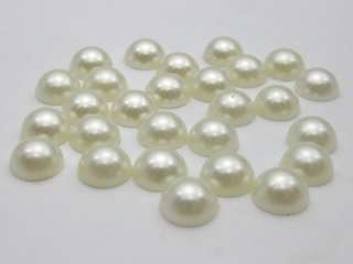 Half Pearl Bead in 100% New Condition. Great for Crafts, Scrapbooking 