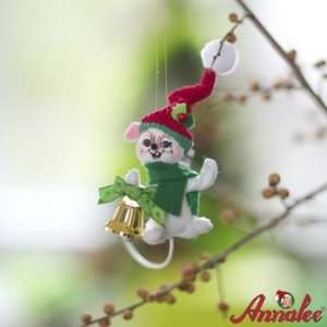  Annalee 3 Corduroy Jinglebell Mouse Ornament
