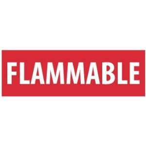  SIGNS FLAMMABLE 4X12