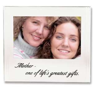  4x6 Silver Metal Expression Mother Picture Frame