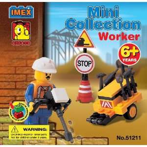   IMEX 30 Piece Construction Construction Block Set 51211 Toys & Games