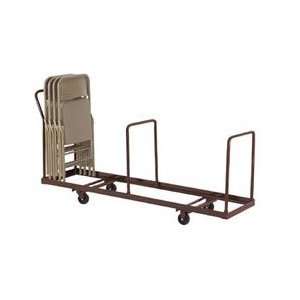  Folding Chair Cart with 4 Casters, 35 Chair Capacity, 20w 
