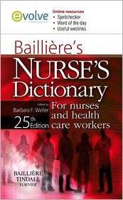 Baillieres Nurses Dictionary for Nurses and Healthcare Workers 