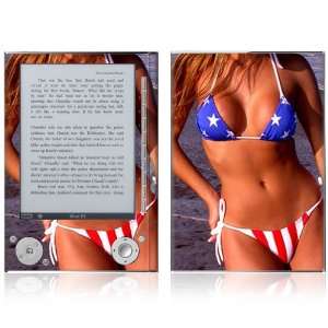  Sony Reader PRS 505 Decal Sticker Skin   US Flag Bikini 