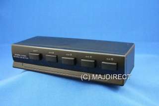 Stereo 5 Way Audio Source Selector Switch Box   74 1040  