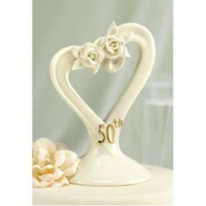  50th Wedding Anniversary Pearl Rose Cake Top Everything 