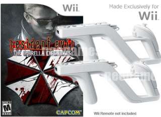 Wii Resident Evil Umbrella Chronicles +2x Zapper Guns  