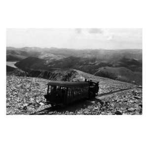 Colorado   Pikes Peak Cog Train near Summit Photography Premium Poster 