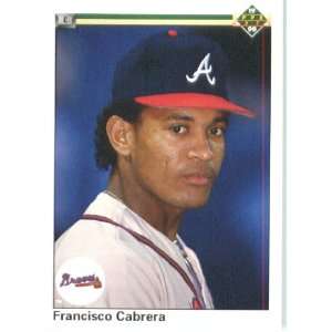  1990 Upper Deck # 64 Francisco Cabrera Atlanta Braves 