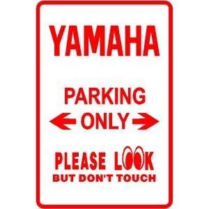  YAMAHA PARKING motorcycle sports import sign