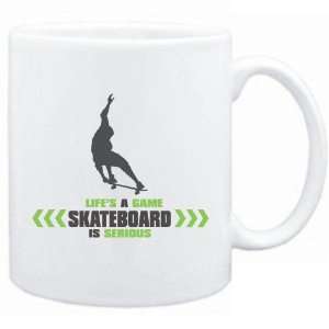  New  Lifes A Game . Skateboard Is Serious  Mug Sports 
