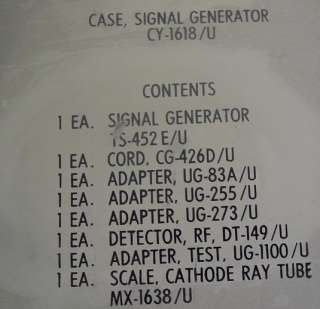 AUL Instruments RF Signal Generator Model TS 452 E/U  