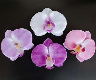 30P Orchid Flower Hair Clip Bridal Hawaii PartyGirl Lot  