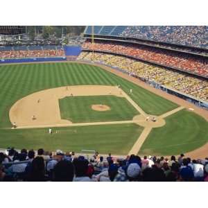  Crowds Watch Baseball Game at the Dodgers Stadium in Los 