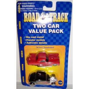  Maisto Road & Track Two Car Value Pack 56 T bird & 34 