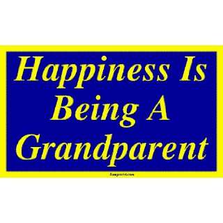  Happiness Is Being A Grandparent Bumper Sticker 