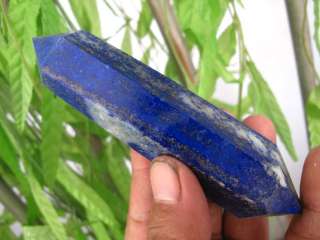 195g NATURAL PRETTY LAPIS LAZULI crystal dt wand POINT  