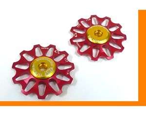 Token Jockey Wheel Ceramic Bearing Shimano sram 11T Red  