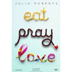  Eat, Pray, Love Original Promo Poster 
