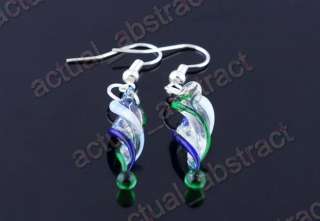 FREE necklace earring 6SETS lampwork glass wholesale  