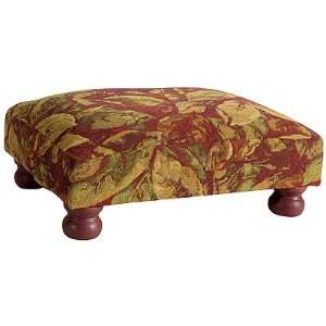  Upholstered Footstool iv 16 inchx12 inchx6.5 inch