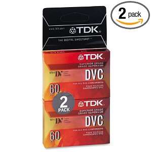  60   Minute Mini DVC Tapes , 2/pack, 2 Pack Health 