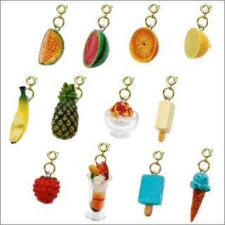 Yujin Miniature Figure Oneco Girly Sweets Charm tropical food , set of 