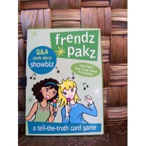  Frendz Pakz A tell the Truth card game 