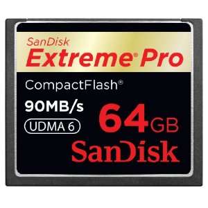  SanDisk 64GB Extreme Pro CF memory card   UDMA 90MB/s 600x 