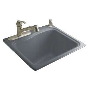 Kohler K 6657 2 FT River Falls Self Rimming Sink with Two Hole Faucet 
