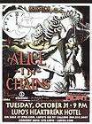 ALICE IN CHAINS CONCERT FLYER POSTER PROVIDENCE  