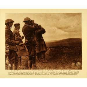  1920 Rotogravure WWI Mont Sec Pershing Capture Bamford 