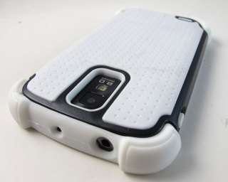 White On White Triple Impact Hard Case For SAMSUNG Galaxy S II T989 (T 