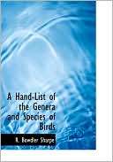 Hand List of the Genera and Species of Birds