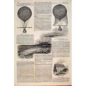  Balloon Aerostation Sail Green Kenilworth Priory 1846 