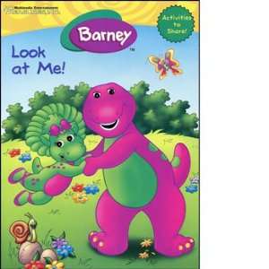  Barney Look at Me Coloring and Activity Book Toys 