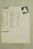 VIntage 1980s Redline Bicycle BMX Print NEW Old Stock 500B with specs 