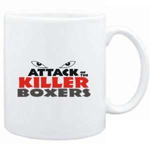  Mug White  ATTACK OF THE KILLER Boxers  Dogs