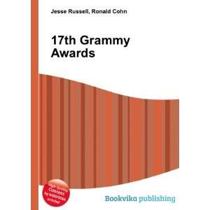  17th Grammy Awards Ronald Cohn Jesse Russell Books