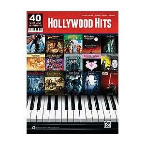  40 Sheet Music Bestsellers    Hollywood Hits Musical 