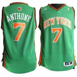   Carmelo Anthony YOUTH L Green St. Pattys Revolution 30 Jersey  
