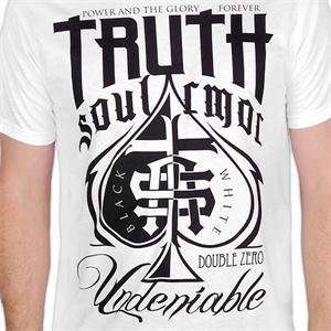  Truth Soul Armor Undeniable T Shirt   Small/White 
