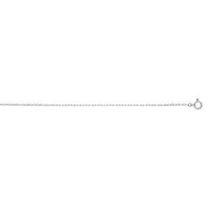    Platinum Flat Cable 1.2mm Necklace 20 Inch CleverEve Jewelry