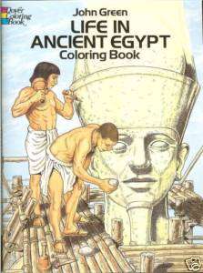 Life in Ancient Egypt Coloring Book  44 detailed drawings to color by 