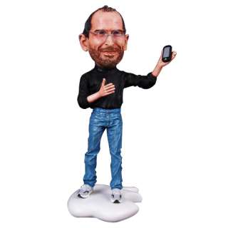   Jobs Stand Resin Figurine Figure Model 18CM with Mobile Phone Holding