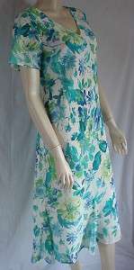 NIGHTINGALES QUALITY FLORAL DRESS SIZE 18L clearance  